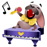 Mugsy In Love Sticker 16
