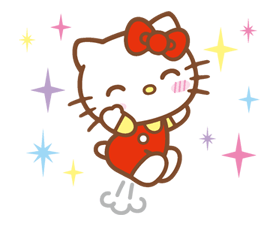 Hello Kitty Happy Days Sticker 25