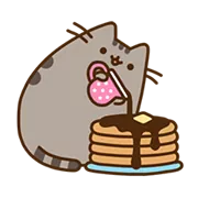 Pusheen Eats Sticker 10