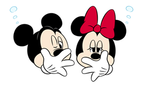 Mickey and Minnie: Hands Stickers 11