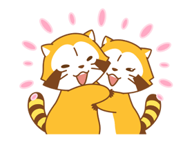 Rascal and Lily: Raccoons in Love Stickers 15