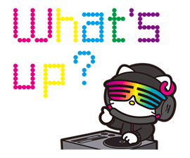 DJ Hello Kitty Stickers 18