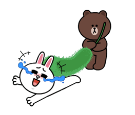 Brown and Cony Fun Size Pack Stickers 19