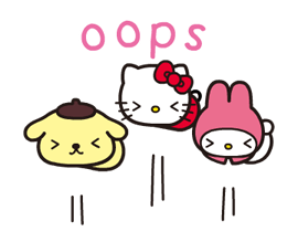 SANRIO CHARACTERS × moni moni ANIMALS Stickers 4