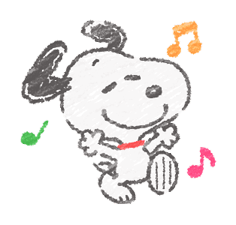 Cute Crayon Snoopy Stickers 24