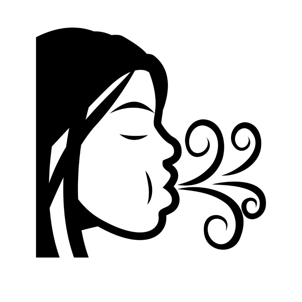 Breath Clipart Black And White Emoji for TikTok Bios 5 More Black and White Emojis to Explore