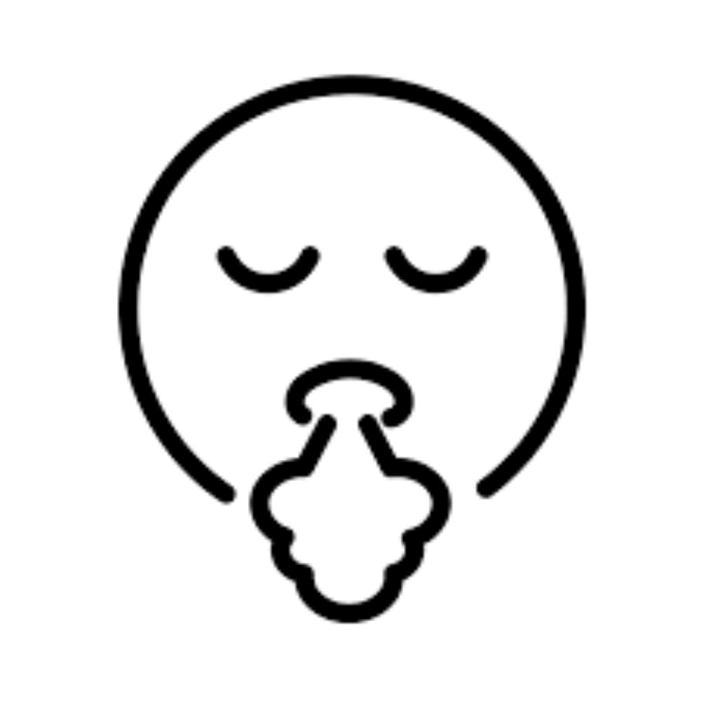Breath Clipart Black And White Emoji for TikTok Bios 4 How to Use Breath Emojis in Aesthetic Layouts