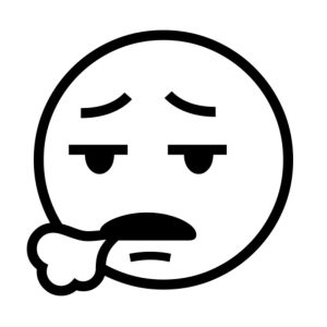 Breath Clipart Black And White Emoji for TikTok Bios