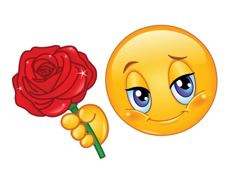 Emoji with Rose in Mouth — Meaning & How to Use It 2 Meaning of the Emoji with Rose in Mouth