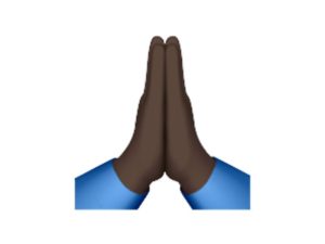 Black Praying Hands Emoji In Social Movements