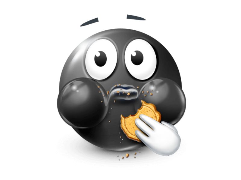 Why People Love the Blue Emoji Eating Cookie