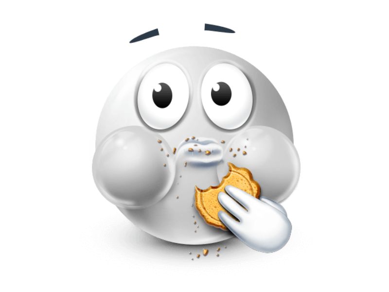 Tips for Using the Blue Emoji Eating Cookie Correctly