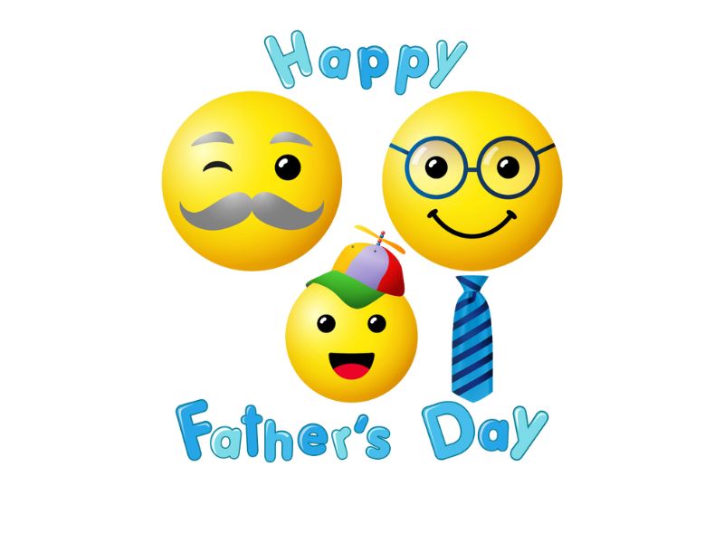 Happy Fathers Day Emoji for Social Media Creators