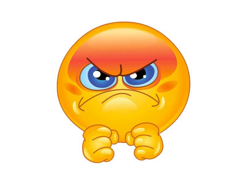 Common Ways To Use The Angry Emoji With Fist