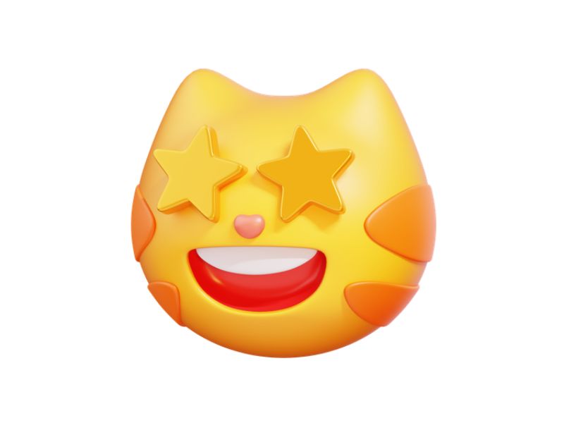 Cat With Star Eyes Emoji Meaning And How To Use It 3 Common Ways To Use The Cat With Star Eyes Emoji