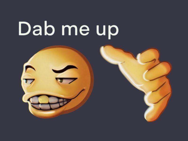The Origin Of The Dab Me Up Emoji