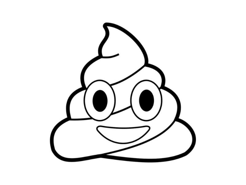 Poop Emoji Coloring Page Meaning And Fun Uses