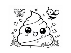 Why People Love Poop Emoji Coloring Page