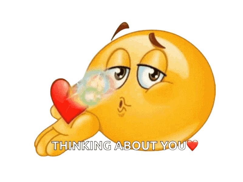 Common Ways To Use The Thinking Of You Emoji
