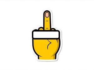 Common Uses Of Middle Finger Emoji Picture