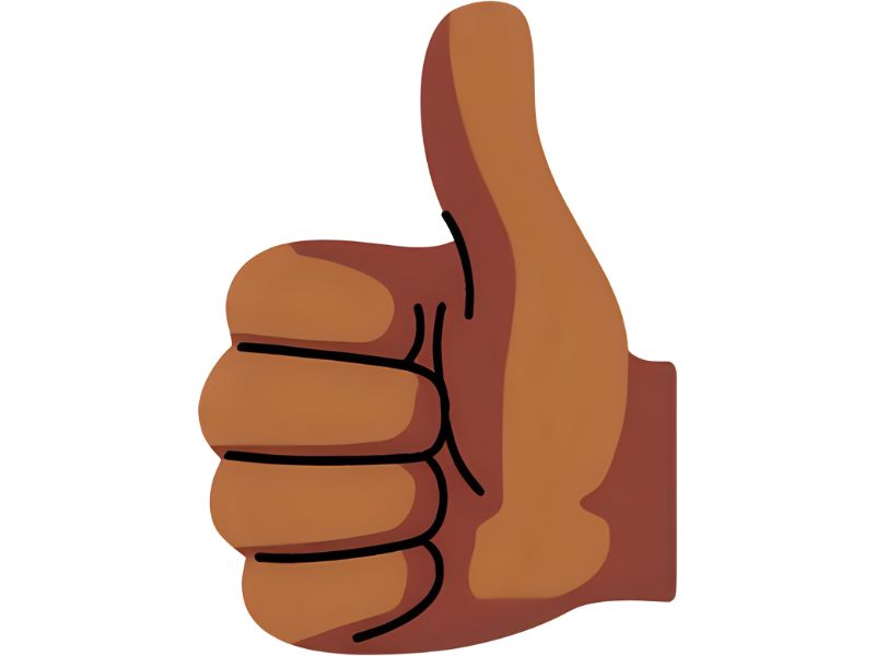 Black Thumbs Up Emoji Meaning And Uses 1 Black Thumbs Up Emoji Meaning And Uses